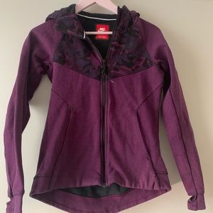 Nike purple camp hoodie